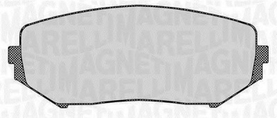 MAGNETI MARELLI 363916060494 -  Комплект тормозных колодок, дисковый тормоз